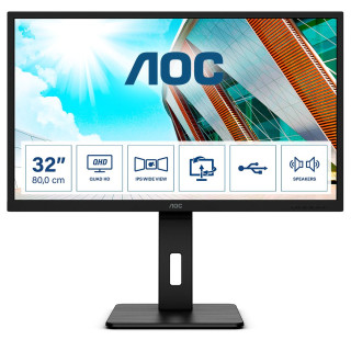 AOC 315 169 2560X1440 75HZ IPS 250CDM2 HDMIDP